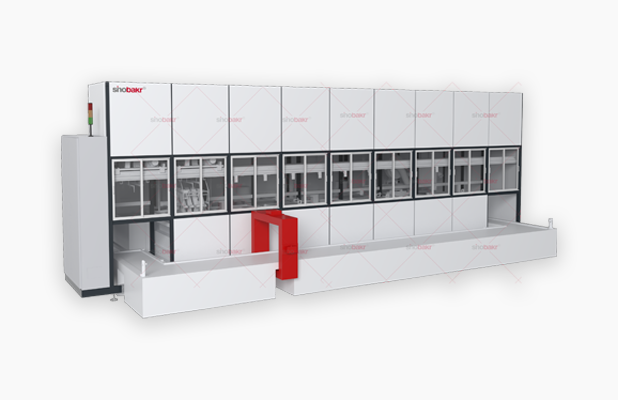 Automatic Multi-Station Tumbling Basket Washer