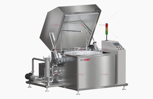 Single Station Rotary Spray Washer