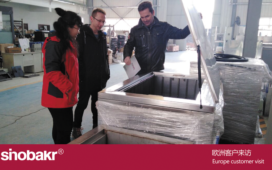 European clients came to our factory